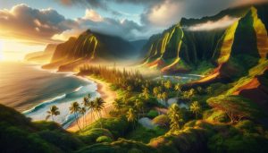 La beauté sauvage de l'île de Maui, Hawaï, États-Unis